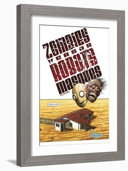 Zombies vs. Robots - Bonus Material-Paul McCaffrey-Framed Premium Giclee Print