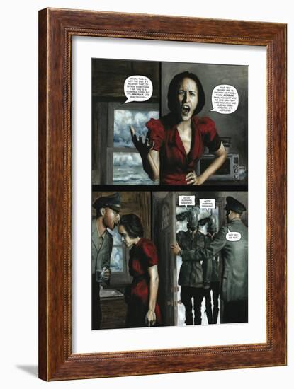 Zombies vs. Robots - Comic Page with Panels-Menton Matthews III-Framed Premium Giclee Print