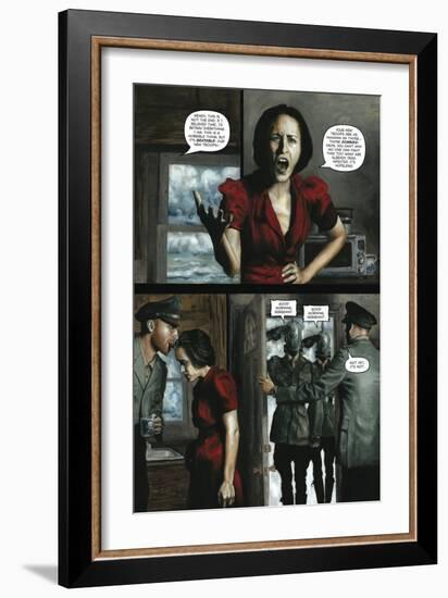 Zombies vs. Robots - Comic Page with Panels-Menton Matthews III-Framed Premium Giclee Print