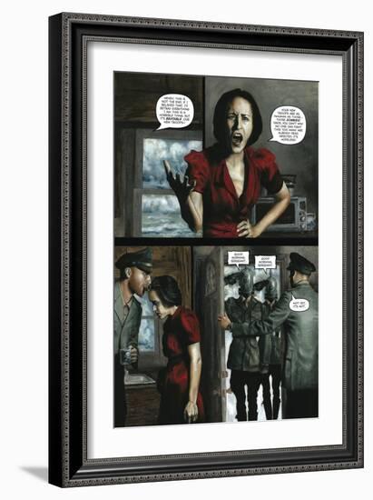 Zombies vs. Robots - Comic Page with Panels-Menton Matthews III-Framed Premium Giclee Print