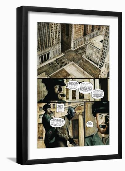 Zombies vs. Robots - Comic Page with Panels-Menton Matthews III-Framed Premium Giclee Print