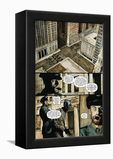 Zombies vs. Robots - Comic Page with Panels-Menton Matthews III-Framed Stretched Canvas