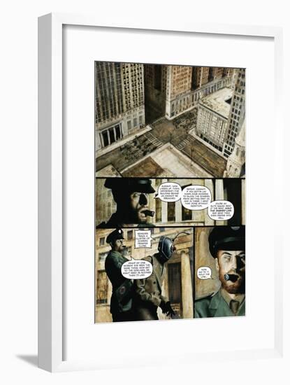 Zombies vs. Robots - Comic Page with Panels-Menton Matthews III-Framed Art Print