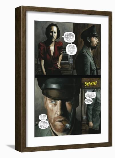 Zombies vs. Robots - Comic Page with Panels-Menton Matthews III-Framed Premium Giclee Print