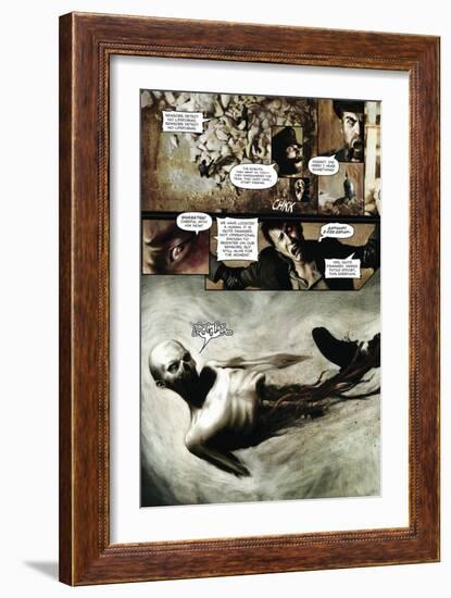 Zombies vs. Robots - Comic Page with Panels-Menton Matthews III-Framed Premium Giclee Print