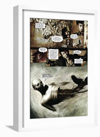 Zombies vs. Robots - Comic Page with Panels-Menton Matthews III-Framed Premium Giclee Print