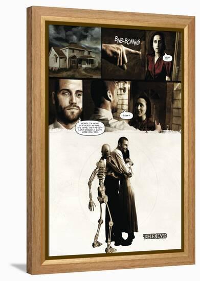 Zombies vs. Robots - Comic Page with Panels-Menton Matthews III-Framed Stretched Canvas