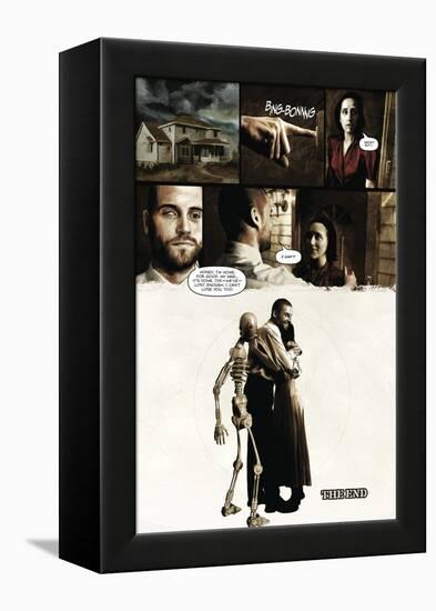 Zombies vs. Robots - Comic Page with Panels-Menton Matthews III-Framed Stretched Canvas