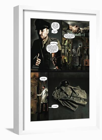 Zombies vs. Robots - Comic Page with Panels-Menton Matthews III-Framed Premium Giclee Print