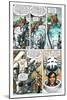 Zombies vs. Robots - Comic Page with Panels-Paul McCaffrey-Mounted Art Print