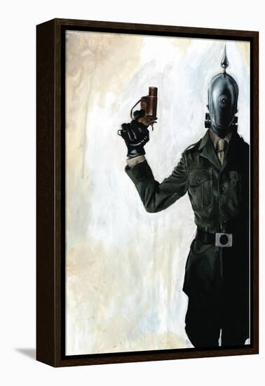 Zombies vs. Robots - Cover Art-Menton Matthews III-Framed Stretched Canvas