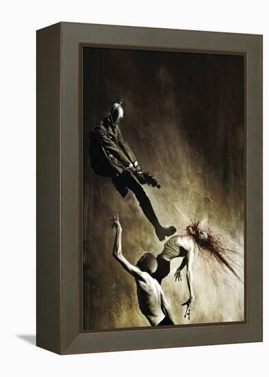 Zombies vs. Robots - Cover Art-Menton Matthews III-Framed Stretched Canvas