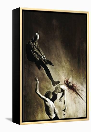 Zombies vs. Robots - Cover Art-Menton Matthews III-Framed Stretched Canvas