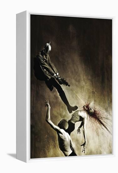 Zombies vs. Robots - Cover Art-Menton Matthews III-Framed Stretched Canvas