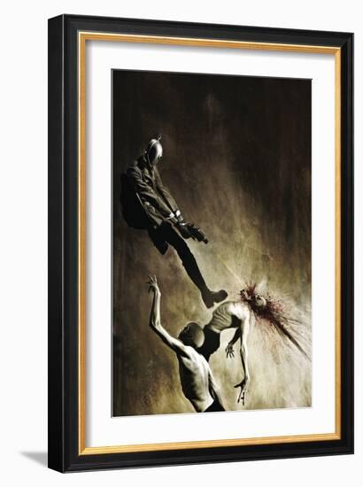 Zombies vs. Robots - Cover Art-Menton Matthews III-Framed Premium Giclee Print