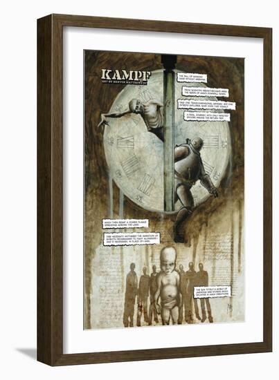 Zombies vs. Robots - Full-Page Art-Menton Matthews III-Framed Premium Giclee Print