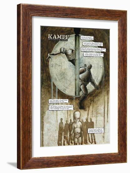Zombies vs. Robots - Full-Page Art-Menton Matthews III-Framed Premium Giclee Print