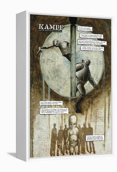 Zombies vs. Robots - Full-Page Art-Menton Matthews III-Framed Stretched Canvas