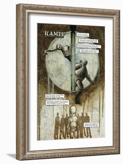 Zombies vs. Robots - Full-Page Art-Menton Matthews III-Framed Art Print