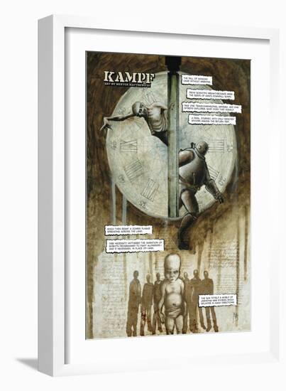 Zombies vs. Robots - Full-Page Art-Menton Matthews III-Framed Art Print