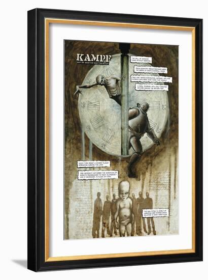 Zombies vs. Robots - Full-Page Art-Menton Matthews III-Framed Art Print