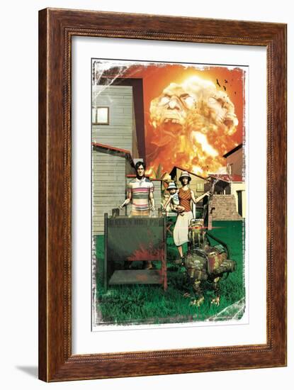 Zombies vs. Robots: More Than a Junkyard Dog-Fabio Listrani-Framed Art Print