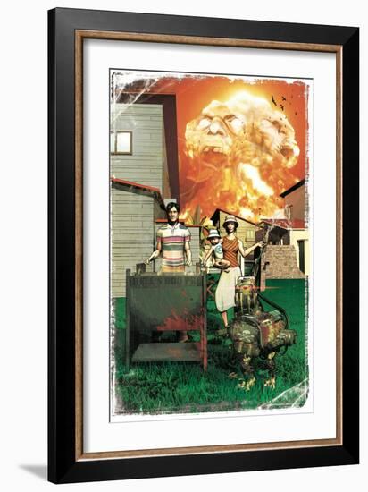 Zombies vs. Robots: More Than a Junkyard Dog-Fabio Listrani-Framed Art Print