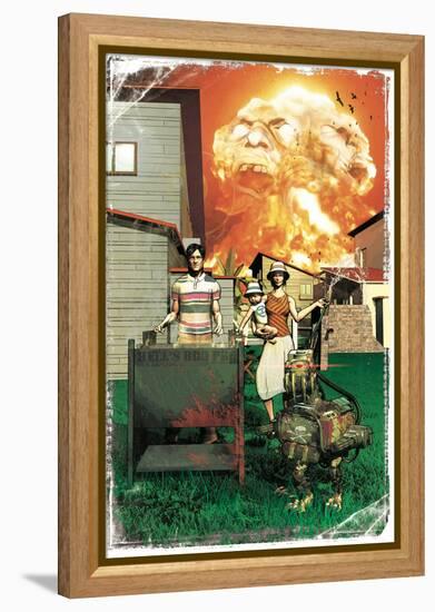 Zombies vs. Robots: More Than a Junkyard Dog-Fabio Listrani-Framed Stretched Canvas