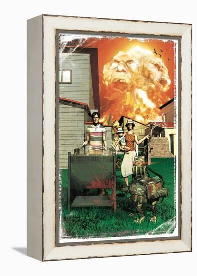 Zombies vs. Robots: More Than a Junkyard Dog-Fabio Listrani-Framed Stretched Canvas