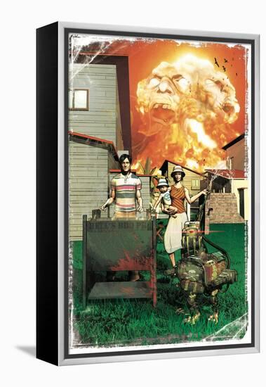 Zombies vs. Robots: More Than a Junkyard Dog-Fabio Listrani-Framed Stretched Canvas