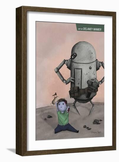 Zombies vs. Robots: No. 10 - Bonus Material-Delaney Mamer-Framed Art Print