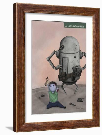 Zombies vs. Robots: No. 10 - Bonus Material-Delaney Mamer-Framed Art Print