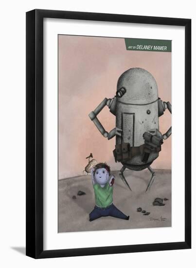 Zombies vs. Robots: No. 10 - Bonus Material-Delaney Mamer-Framed Art Print