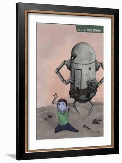 Zombies vs. Robots: No. 10 - Bonus Material-Delaney Mamer-Framed Art Print