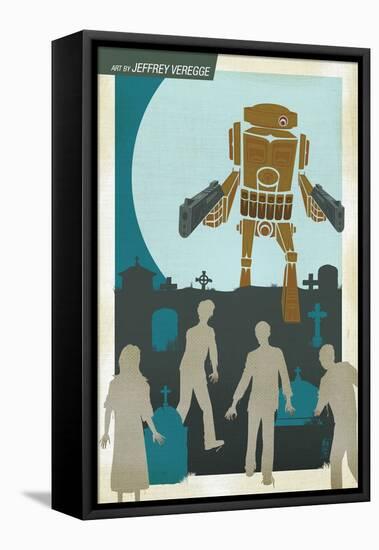 Zombies vs. Robots: No. 10 - Bonus Material-Nico Pena-Framed Stretched Canvas