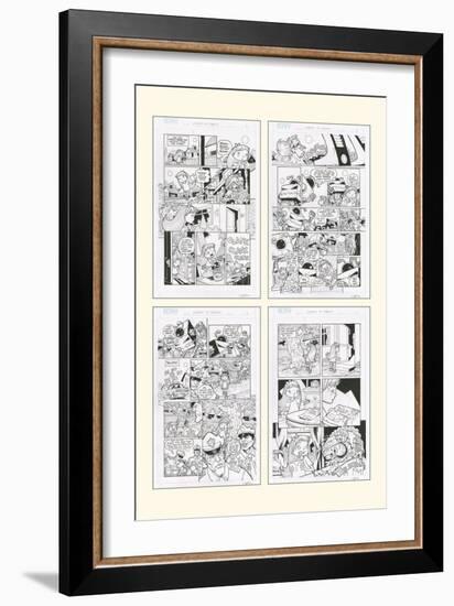 Zombies vs. Robots: No. 10 - Bonus Material-Nico Pena-Framed Art Print