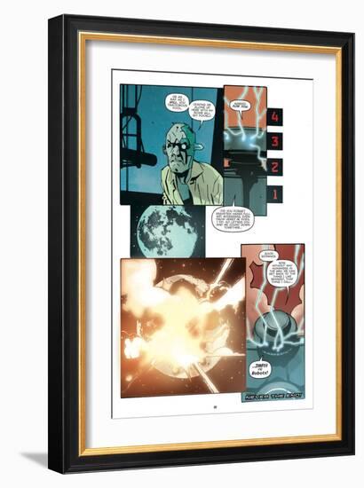 Zombies vs. Robots: No. 10 - Comic Page with Panels-Antonio Fuso-Framed Art Print