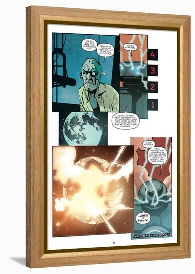 Zombies vs. Robots: No. 10 - Comic Page with Panels-Antonio Fuso-Framed Stretched Canvas