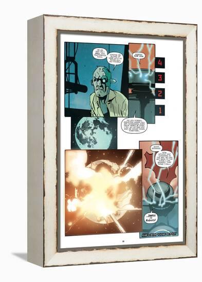 Zombies vs. Robots: No. 10 - Comic Page with Panels-Antonio Fuso-Framed Stretched Canvas