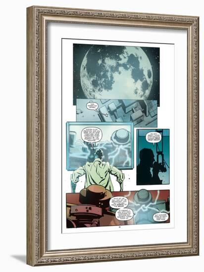 Zombies vs. Robots: No. 10 - Comic Page with Panels-Antonio Fuso-Framed Art Print