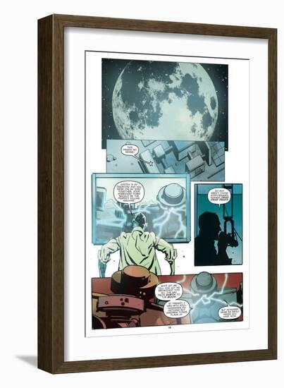 Zombies vs. Robots: No. 10 - Comic Page with Panels-Antonio Fuso-Framed Art Print