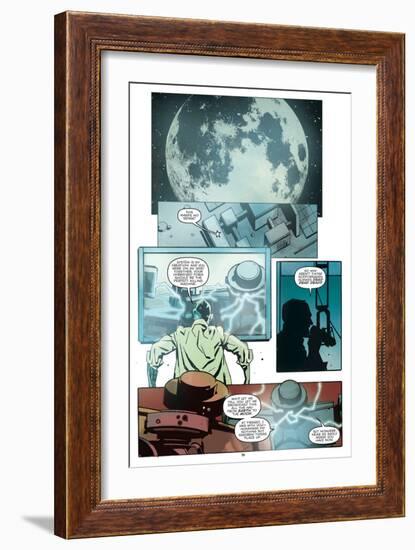 Zombies vs. Robots: No. 10 - Comic Page with Panels-Antonio Fuso-Framed Art Print