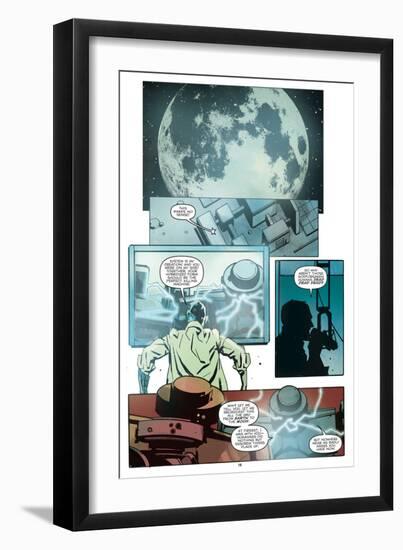 Zombies vs. Robots: No. 10 - Comic Page with Panels-Antonio Fuso-Framed Art Print