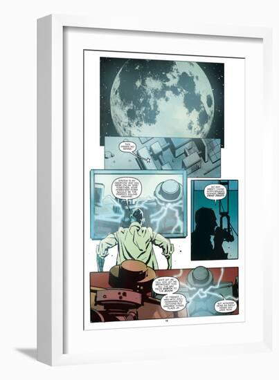 Zombies vs. Robots: No. 10 - Comic Page with Panels-Antonio Fuso-Framed Art Print