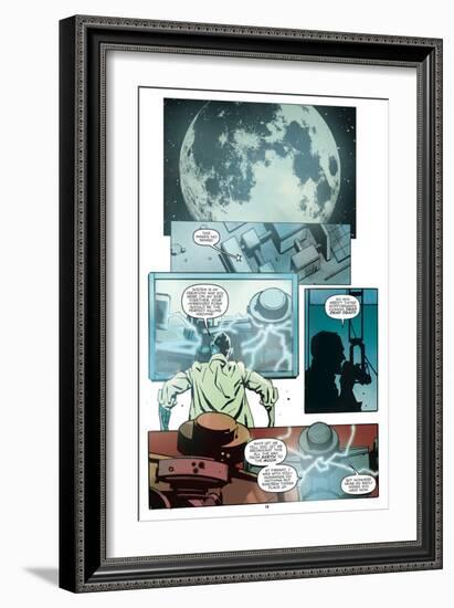 Zombies vs. Robots: No. 10 - Comic Page with Panels-Antonio Fuso-Framed Art Print