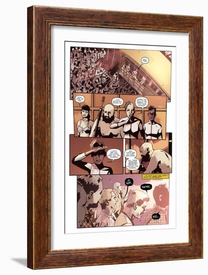 Zombies vs. Robots: No. 10 - Comic Page with Panels-Antonio Fuso-Framed Art Print