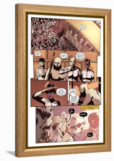 Zombies vs. Robots: No. 10 - Comic Page with Panels-Antonio Fuso-Framed Stretched Canvas