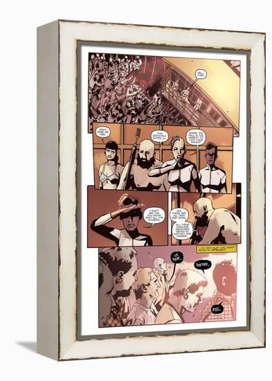 Zombies vs. Robots: No. 10 - Comic Page with Panels-Antonio Fuso-Framed Stretched Canvas