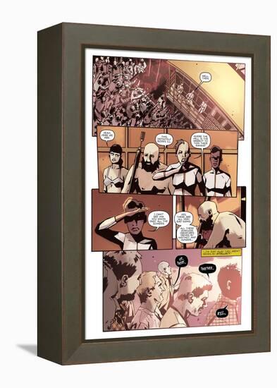 Zombies vs. Robots: No. 10 - Comic Page with Panels-Antonio Fuso-Framed Stretched Canvas