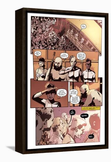 Zombies vs. Robots: No. 10 - Comic Page with Panels-Antonio Fuso-Framed Stretched Canvas